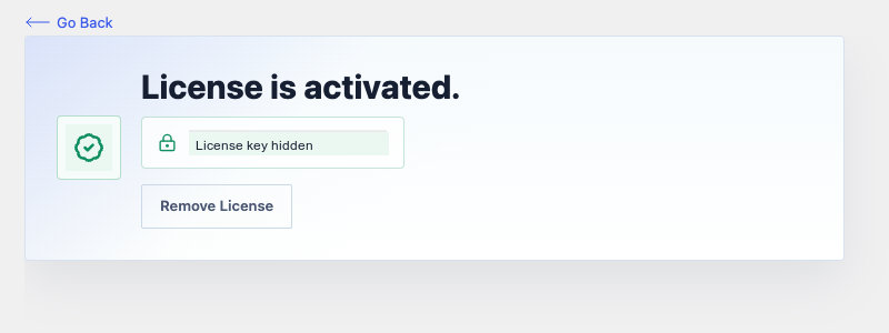 Activated ArraySubs Pro license in WordPress